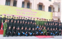 57 học viên hoàn thành khoá tập huấn nghiệp vụ Cảnh sát Cơ động khoá II
