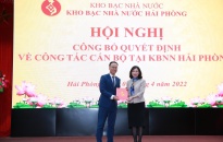 Đồng chí Ngô Duy Hùng được bổ nhiệm là Giám đốc Kho bạc Nhà nước Hải Phòng từ 1-4-2022