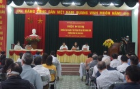 Thường trực Quận ủy Lê Chân đối thoại với  đại biểu Nhân dân phường Đông Hải.