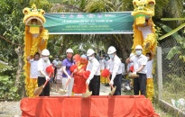 Nhựa Tiền Phong khởi công Cầu nối yêu thương số 88 tại tỉnh Vĩnh Long