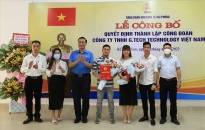 Thành lập Công đoàn Công ty TNHH G.Tech Technology Việt Nam