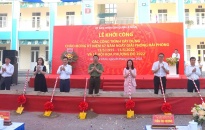 Quận Lê Chân:  Khởi công các công trình xây dựng chào mừng kỷ niệm ngày giải phóng Hải Phòng (13/5/1955 - 13/5/2022) và Lễ hội Hoa Phượng Đỏ - Hải Phòng năm 2022