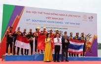 Seagame 31: Chung kết bảng A Đội Đua thuyền Rowing Việt Nam xuất sắc đoạt 2 huy chương vàng 
