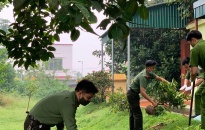Tuổi trẻ CAQ Kiến An: Chung tay xây dựng đơn vị “xanh - sạch - đẹp”