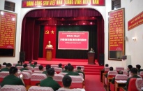 Bộ CHQS thành phố Hải Phòng: Tập huấn công tác đảng, công tác chính trị năm 2022