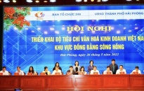 Hội nghị triển khai Bộ tiêu chí văn hóa kinh doanh Việt Nam khu vực đồng bằng Sông Hồng