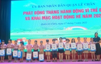 Quận Lê Chân:  Gần 500 trẻ em tham gia Chương trình phát động Tháng hành động vì trẻ em và Khai mạc hoạt động Hè năm 2022