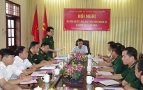 Đảng ủy Quân sự huyện Thủy Nguyên tổ chức Hội nghị ra nghị quyết lãnh đạo thực hiện nhiệm vụ 6 tháng cuối năm 2022
