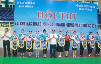 Quận Kiến An: Sôi nổi Hội thi “Tái chế rác thải sinh hoạt thành những vật dụng có ích”