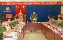 Đại tá Bùi Trung Thành - Phó Giám đốc CATP kiểm tra công tác 6 tháng CAQ Kiến An