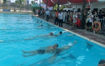 Quận Lê Chân:  Phát động chương trình bơi an toàn, phòng chống đuối nước trẻ em
