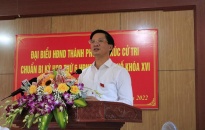 Chủ tịch HĐND thành phố Phạm Văn Lập tiếp xúc cử tri tại huyện Thủy Nguyên