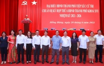 Chủ tịch UBND thành phố Nguyễn Văn Tùng tiếp xúc cử tri quận Hồng Bàng