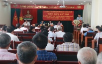 Tổ đại biểu số 5 HĐND thành phố tiếp xúc cử tri quận Dương Kinh chuẩn bị kỳ họp thứ 6 HĐND thành phố khóa XVI, nhiệm kỳ 2021-2026