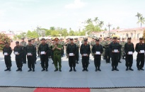 66 CBCS hoàn thành huấn luyện nghiệp vụ Cảnh sát cơ động khoá III