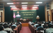 Kỳ họp thứ 12 HĐND huyện Vĩnh Bảo: Thông qua chương trình giám sát của HĐND huyện 