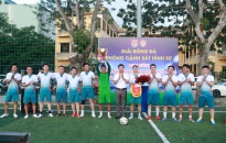 Giải bóng đá giao hữu Phòng Cảnh sát hình sự chào mừng kỷ niệm 60 năm Ngày truyền thống lực lượng CSND: Liên quân đội 2-7 xuất sắc giành ngôi vô địch