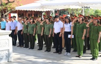 Công đoàn CATP: Dâng hương tại đền liệt sỹ Nguyễn Đức Cảnh và di tích Bến K15 Đồ Sơn tri ân các anh hùng, liệt sĩ 
