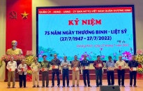 Quận Dương Kinh:  Tổ chức Lễ kỷ niệm 75 năm Ngày Thương binh – liệt sĩ (27-7)
