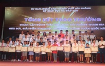 Lễ tổng kết và trao thưởng Đoàn vận động viên học sinh Hải Phòng tham gia Giải Bơi, Giải Điền Kinh học sinh phổ thông toàn quốc năm 2022