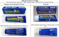 Sở Y tế cảnh báo không mua bán sử dụng thuốc giả Salonpas Gel