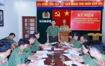 Đại tá Phạm Viết Dũng, Phó Bí thư Đảng ủy, Phó giám đốc CATP  làm việc với Chuyên đề An ninh Hải Phòng