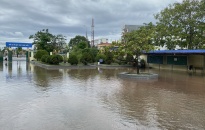 Huyện An Dương: Nhiều điểm trường, khu dân cư biến thành “ao” sau trận mưa kéo dài   