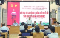 Quận Lê Chân:  Đối thoại với các hộ dân có đất bị thu hồi tại dự án Hoàng Huy Commerce