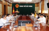 Phó Chủ tịch UBND thành phố Hoàng Minh Cường làm việc với Tập đoàn BP (Anh)