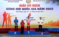 Bế mạc Giải vô địch Súng hơi quốc gia năm 2022: Đoàn Bắn súng hơi thành phố Hồ Chí Minh đoạt giải Nhất toàn đoàn