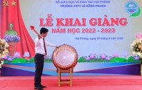 Chủ tịch HĐND thành phố Phạm Văn Lập dự Lễ khai giảng năm học 2022-2023 tại Trường THPT Lê Hồng Phong