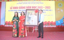 Phó Chủ tịch UBND thành phố Lê Khắc Nam dự Lễ khai giảng năm học 2022-2023 tại Trường THCS Vĩnh Niệm (quận Lê Chân)