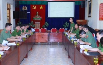 Công an quận Hồng Bàng triển khai phương án bảo vệ ANTT phục vụ cưỡng chế thi hành án dân sự nhà số 25, phố Hoàng Văn Thụ