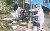 Ra quân tổng vệ sinh môi trường phòng chống dịch sốt xuất huyết trên địa bàn quận Ngô Quyền
