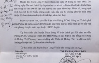 UBND huyện Bạch Long Vĩ: Gửi thư cảm ơn Phòng Cảnh sát QLHC về TTXH