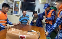 Bộ Tư lệnh Vùng Cảnh sát biển 1: Nỗ lực tìm kiếm thuyền viên tàu cá Hà Tĩnh mất tích