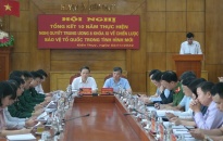 Huyện ủy Kiến Thụy: Tổng kết 10 năm thực hiện Nghị quyết Trung ương 8 khóa XI về “Chiến lược bảo vệ Tổ quốc trong tình hình mới”