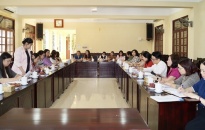 Đoàn công tác của Trung ương Hội LHPN Việt Nam làm việc với Hội LHPN thành phố