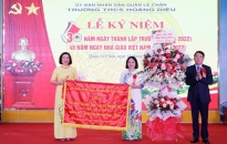 Trường THCS Hoàng Diệu, quận Lê Chân:  Kỷ niệm 30 năm thành lập trường (1992 - 2022) và 40 năm Ngày nhà giáo  Việt Nam