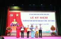 Huyện Vĩnh Bảo: Kỷ niệm 40 năm Ngày Nhà giáo Việt Nam
