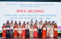 Huyện Kiến Thụy kỷ niệm 40 năm ngày Nhà giáo Việt Nam