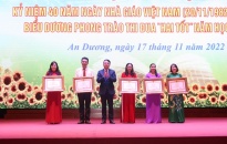 Thủ tướng Chính phủ tặng Bằng khen cho 5 tập thể và cá nhân Ngành giáo dục đào tạo huyện An Dương 