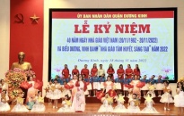 Quận Dương Kinh: Kỷ niệm 40 năm Ngày Nhà giáo Việt Nam và biểu dương “Nhà giáo tâm huyết, sáng tạo” 