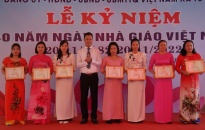 Xã Tú Sơn ( Kiến Thụy) tổ chức kỷ niệm 40 năm Ngày Nhà giáo Việt Nam