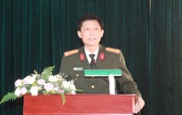 Phó Giám đốc CATP Phạm Viết Dũng dự Hội nghị “Lắng nghe ý kiến Nhân dân” xã Thái Sơn (An Lão)