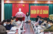 Quận Lê Chân:  Hoàn thành vượt mức nhiều chỉ tiêu kinh tế - xã hội năm 2022
