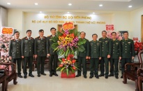 Lãnh đạo Công an thành phố thăm, chúc mừng nhân kỷ niệm 78 năm Ngày thành lập QĐND Việt Nam