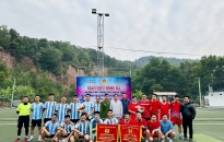 Giao hữu bóng đá giữa Văn Phòng cơ quan Cảnh sát điều tra và Công an huyện Thuỷ Nguyên