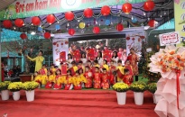 Huyện An Dương: Sôi nổi “Hội chợ Tết quê em” tại Trường mầm non Đặng Cương