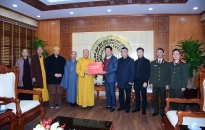 Giáo hội Phật giáo Việt Nam tại Hải Phòng chúc Tết Công an thành phố